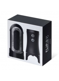 Набор Tenga Flip Zero Electronic Vibrotation: мастурбатор с вибрацией и устройство вращения - Tenga - в Севастополе купить с доставкой