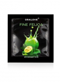Саше съедобной оральной смазки OraLove с ароматом фейхоа - 3 гр. - Биоритм - купить с доставкой в Севастополе