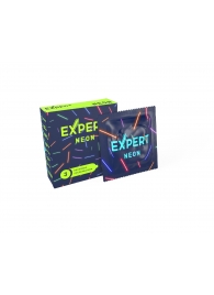Светящиеся в темноте презервативы Expert Neon - 3 шт. - Expert - купить с доставкой в Севастополе