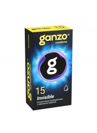 Супертонкие презервативы Ganzo Invisible - 15 шт. - Ganzo - купить с доставкой в Севастополе