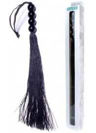 Черная силиконовая плеть - 37 см. - Boys of Toys - купить с доставкой в Севастополе