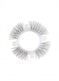 Эластичное кольцо с «ресничками» и 4 шариками - Sextaz - в Севастополе купить с доставкой