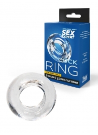 Прозрачное эрекционное кольцо-бублик - Sex Expert - в Севастополе купить с доставкой