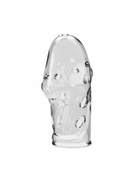 Прозрачная насадка на пенис Booker - 8 см. - Baile - в Севастополе купить с доставкой