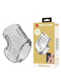 Прозрачная насадка на пенис и мошонку - Baile - в Севастополе купить с доставкой