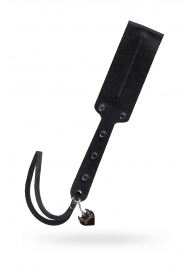 Черный кожаный пэддл - 32 см. - Pecado - купить с доставкой в Севастополе