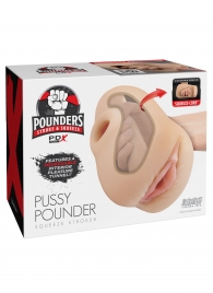 Телесный мастурбатор-вагина Pussy Pounder Squeeze Stroker - Pipedream - в Севастополе купить с доставкой