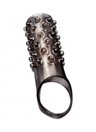 Дымчатая насадка на пенис с выпуклостями - 12 см. - Sex Expert - в Севастополе купить с доставкой