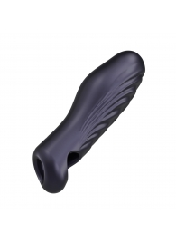 Сливовая силиконовая насадка на пенис с подхватом Manwan Ryzer - Manwan - в Севастополе купить с доставкой