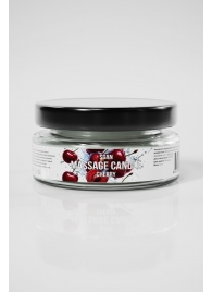 Массажная свеча «Спелая вишня» - 50 мл. - SGAN - купить с доставкой в Севастополе