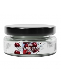 Массажная свеча «Спелая вишня» - 50 мл. - SGAN - купить с доставкой в Севастополе