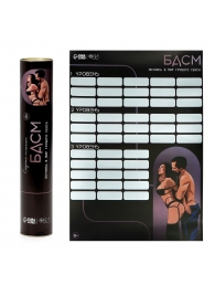 Плакат для двоих со скретч-слоем «БДСМ» - Сима-Ленд - купить с доставкой в Севастополе