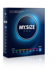 Презервативы MY.SIZE размер 72 - 3 шт. - My.Size - купить с доставкой в Севастополе
