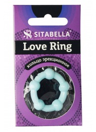 Цветное эрекционное кольцо Love Ring с бусинами - Sitabella - в Севастополе купить с доставкой