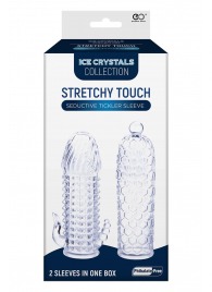 Набор из 2 прозрачных насадок на член Seductive Tickler Sleeves Set - NMC - в Севастополе купить с доставкой