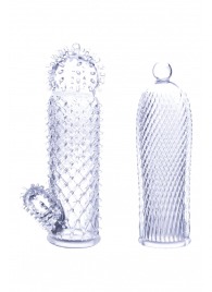 Набор из 2 прозрачных насадок на член Seductive Tickler Sleeves - NMC - в Севастополе купить с доставкой