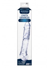 Прозрачная насадка-удлинитель Length Enhancer с подхватом - 22,3 см. - NMC - в Севастополе купить с доставкой
