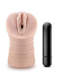 Телесный мастурбатор-вагина Ayumi с вибрацией - Blush Novelties - в Севастополе купить с доставкой