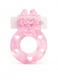 Розовое эрекционное виброкольцо в форме зайчика - 1137 - в Севастополе купить с доставкой