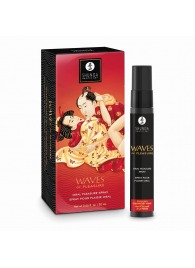 Оральный спрей Waves of Pleasure с ароматом клубники и шампанского - 20 мл. - Shunga - купить с доставкой в Севастополе