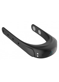 Черное эрекционное виброкольцо на ремешках - Boys of Toys - в Севастополе купить с доставкой