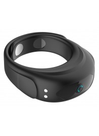 Черное эрекционное виброкольцо на ремешках - Boys of Toys - в Севастополе купить с доставкой