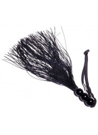 Черная силиконовая плетка - 25,4 см. - Boys of Toys - купить с доставкой в Севастополе