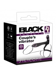 Черная насадка на член с вибрацией Couple’s Vibrator - Orion - в Севастополе купить с доставкой