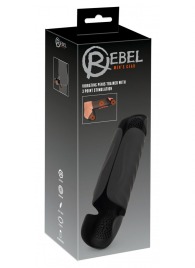 Черный вибромастурбатор с трехточечной стимуляцией Penis Trainer with 3 Point Stimulation - Orion - в Севастополе купить с доставкой