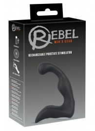 Черный перезаряжаемый стимулятор простаты с вибрацией - 14,6 см. - Orion - в Севастополе купить с доставкой