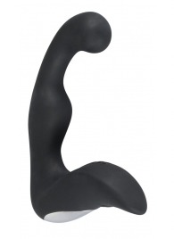 Черный перезаряжаемый стимулятор простаты с вибрацией - 14,6 см. - Orion - в Севастополе купить с доставкой