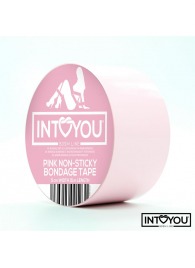 Розовый скотч для фиксации Non-Sticky Bondage Tape - 15 м. - Intoyou - купить с доставкой в Севастополе
