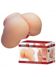 Телесный мастурбатор с 2 любовными отверстиями Olivia - Baile - в Севастополе купить с доставкой