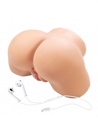 Телесный мастурбатор Olivia с 2 любовными отверстиями - Baile - в Севастополе купить с доставкой