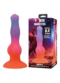 Силиконовый фантазийный фаллоимитатор Hercules - 21,5 см. - Baile