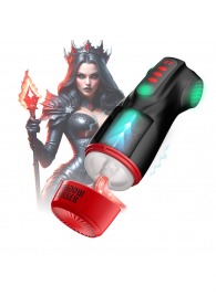 Интерактивный мастурбатор Raven с вакуумом, вибрацией и подсветкой - Shots Media BV - в Севастополе купить с доставкой