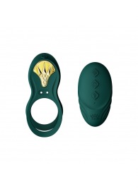 Зеленое эрекционное виброкольцо Bayek с пультом ДУ - Zalo - в Севастополе купить с доставкой