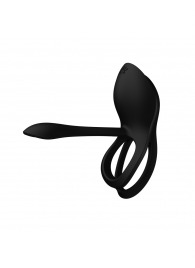 Черное эрекционное виброкольцо Bayek с пультом ДУ - Zalo - в Севастополе купить с доставкой