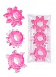 Комплект из трех розовых эрекционных колец - Erowoman-Eroman - в Севастополе купить с доставкой