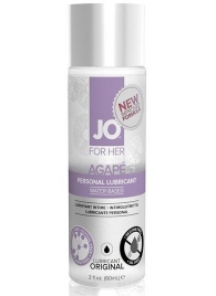 Лубрикант на водной основе для женщин JO AGAPE LUBRICANT ORIGINAL - 60 мл. - System JO - купить с доставкой в Севастополе