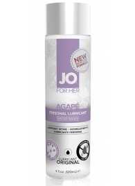 Женский лубрикант на водной основе JO AGAPE LUBRICANT ORIGINAL - 120 мл. - System JO - купить с доставкой в Севастополе