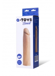 Реалистичная насадка с ярко выраженной головкой - 16,5 см. - A-toys - в Севастополе купить с доставкой