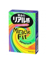 Презервативы Sagami Xtreme Miracle Fit - 5 шт. - Sagami - купить с доставкой в Севастополе