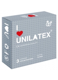 Презервативы с точками Unilatex Dotted - 3 шт. - Unilatex - купить с доставкой в Севастополе