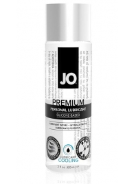 Охлаждающий лубрикант на силиконовой основе JO Personal Premium Lubricant Cooling - 60 мл. - System JO - купить с доставкой в Севастополе