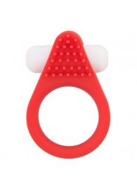 Красное эрекционное кольцо LIT-UP SILICONE STIMU RING 1 RED - Dream Toys - в Севастополе купить с доставкой