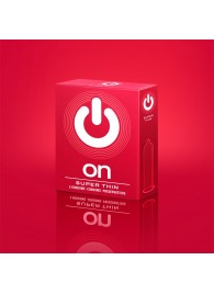 Супертонкие презервативы ON) Super Thin - 3 шт. - ON) - купить с доставкой в Севастополе