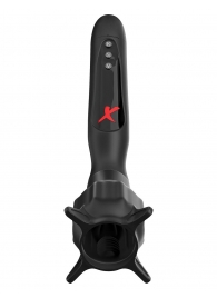 Чёрный вибростимулятор для головки члена с эффектом всасывания Vibrating Roto-Sucker - Pipedream - в Севастополе купить с доставкой