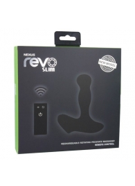 Чёрный перезаряжаемый массажёр предстательной железы NEXUS Revo Slim - Nexus Range - в Севастополе купить с доставкой