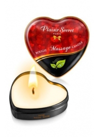 Массажная свеча с нейтральным ароматом Bougie Massage Candle - 35 мл. - Plaisir Secret - купить с доставкой в Севастополе